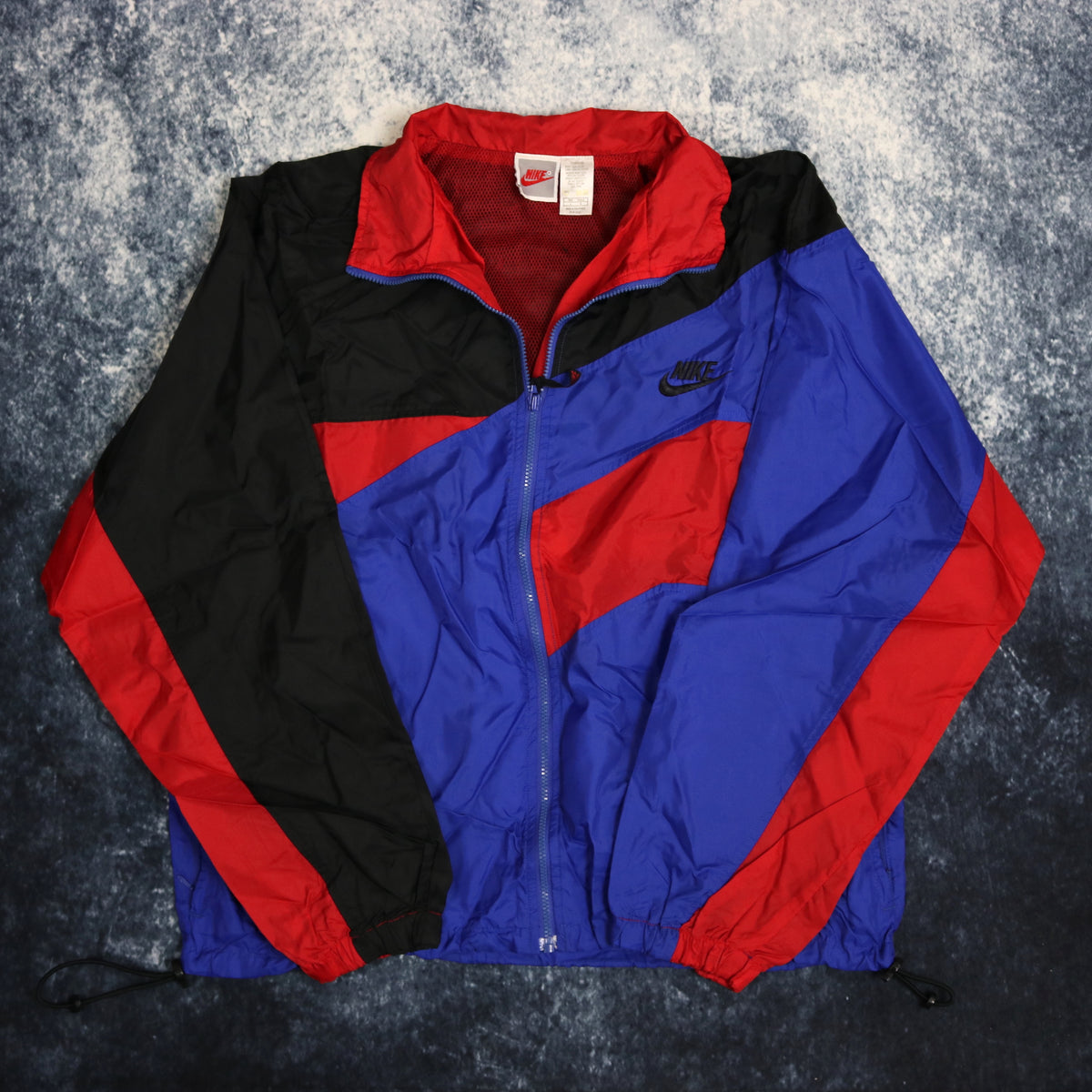 Nike windbreaker red black top