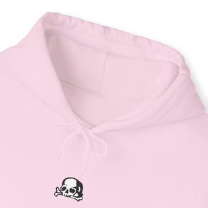 Baby Pink Sad Skull Hoodie