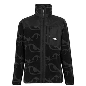 Black No Fear Fleece Jacket