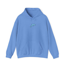 Load image into Gallery viewer, Carolina Blue Dolphin Print Hoodie

