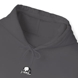 Charcoal Sad Skull Hoodie