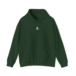 Forest Green Sad Skull Hoodie