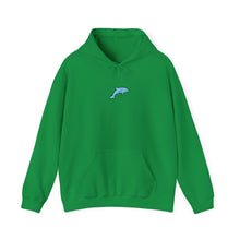 Load image into Gallery viewer, Green Dolphin Print Hoodie

