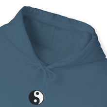 Load image into Gallery viewer, Indigo Blue Yin Yang Printed Hoodie
