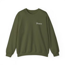 Load image into Gallery viewer, Khaki Peace Crewneck Sweatshirt
