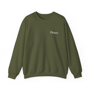Khaki Peace Crewneck Sweatshirt