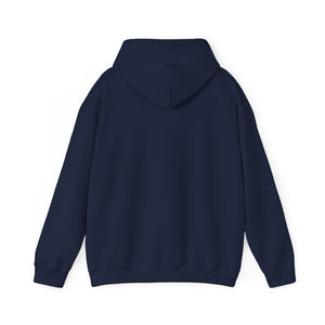 Navy Sad Skull Hoodie