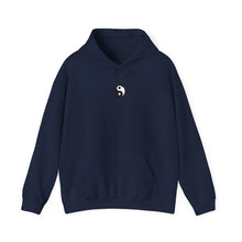 Load image into Gallery viewer, Navy Yin Yang Printed Hoodie
