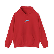 Load image into Gallery viewer, Red Dolphin Print Hoodie
