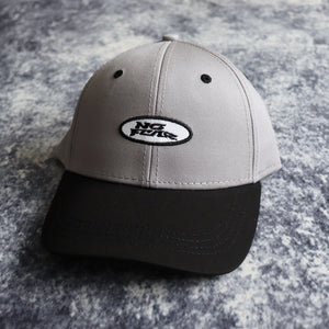 Two Tone Grey & Black No Fear Skateboarding Baseball Cap