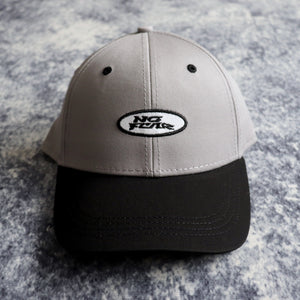 Two Tone Grey & Black No Fear Skateboarding Baseball Cap