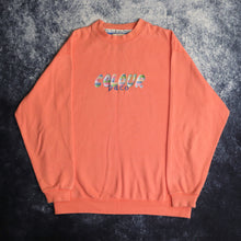 Load image into Gallery viewer, Vintage 90s Peach Paco Colour Spell Out Sweatshirt | Small
