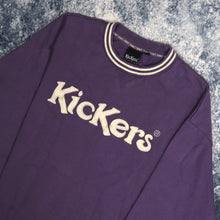 Load image into Gallery viewer, Vintage 90s Purple Kickers Spell Out Sweatshirt | Large
