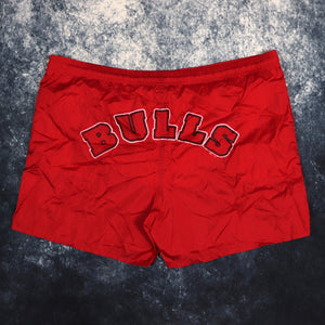 Vintage 90s Red Chicago Bulls Lee Sport Shorts | XL