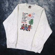 Load image into Gallery viewer, Vintage 90s White Educate a Child Sweatshirt | Large
