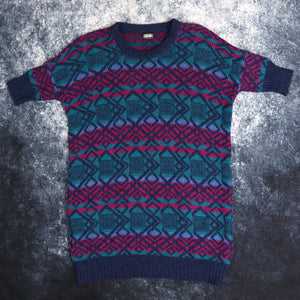 Vintage Aztec Grandad Sweater Vest | XL