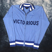 Load image into Gallery viewer, Vintage Baby Blue &amp; White Diesel Victorious Zip Up Jumper | XS

