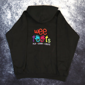 Vintage Black Wee Toots Zip Up Hoodie | Large