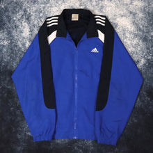 Load image into Gallery viewer, Vintage Blue Adidas Windbreaker Jacket | XL
