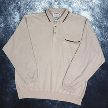 Load image into Gallery viewer, Vintage 90s Brown Rough Trade Polo Sweatshirt | XL
