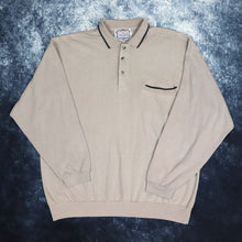 Load image into Gallery viewer, Vintage 90s Brown Rough Trade Polo Sweatshirt | XL
