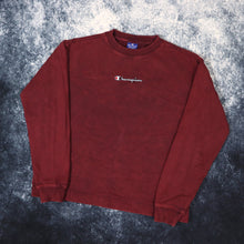 Load image into Gallery viewer, Vintage Burgundy Champion Small Spell Out Sweatshirt | XS
