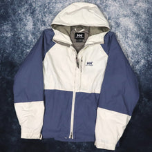 Load image into Gallery viewer, Vintage Cream &amp; Blue Helly Hansen Jacket | Small
