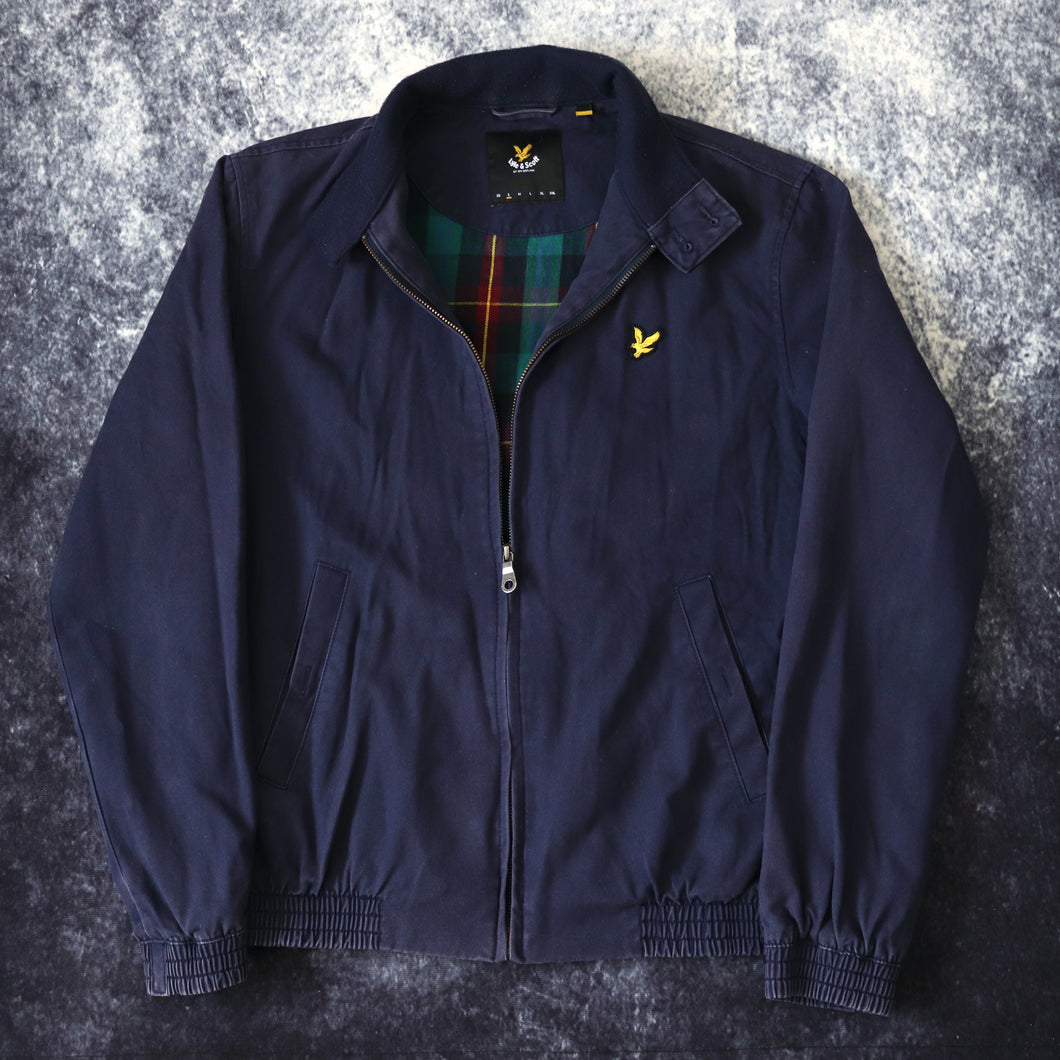 Vintage Faded Navy Lyle & Scott Harrington Jacket | Small