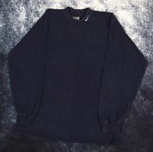 Load image into Gallery viewer, Vintage Faded Navy Nike High Neck Sweatshirt | Large
