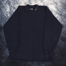 Load image into Gallery viewer, Vintage Faded Navy Nike High Neck Sweatshirt | Large

