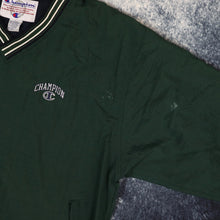 Load image into Gallery viewer, Vintage Forest Green Champion Windbreaker Sweatshirt | XXL
