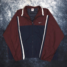 Load image into Gallery viewer, Vintage Navy &amp; Burgundy Nike Windbreaker Jacket | 4XL
