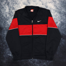 Load image into Gallery viewer, Vintage Navy &amp; Red Nike Track Jacket | Medium
