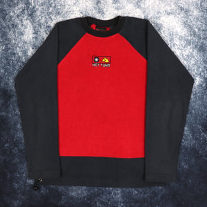Vintage Red & Grey Hot Tuna Fleece Sweatshirt | Small