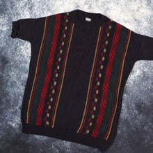 Load image into Gallery viewer, Vintage Stripy Grandad Vest Jumper | XL
