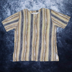Vintage Stripy Hippy T Shirt | Small