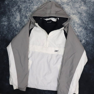 Vintage White & Grey Reebok Jacket | XL