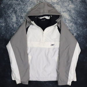 Vintage White & Grey Reebok Jacket | XL