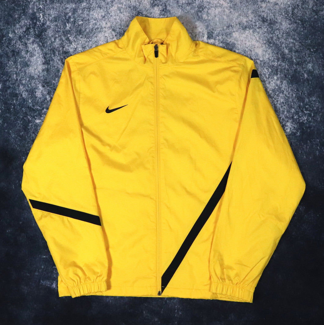 Vintage Yellow & Black Nike Windbreaker Jacket | Large