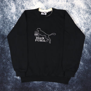 Vintage 'Black Puma' Big Logo Sweatshirt | Small