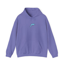 Load image into Gallery viewer, Violet Dolphin Print Hoodie
