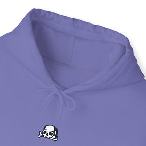 Violet Sad Skull Hoodie