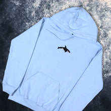 Load image into Gallery viewer, Baby Blue Killer Whale Hoodie

