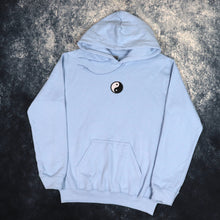 Load image into Gallery viewer, Baby Blue Small Yin Yang Hoodie
