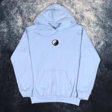 Load image into Gallery viewer, Baby Blue Small Yin Yang Hoodie

