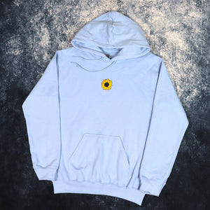 Baby Blue Sunflower Hoodie