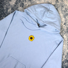 Load image into Gallery viewer, Baby Blue Sunflower Hoodie

