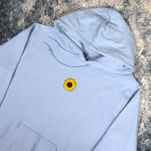 Load image into Gallery viewer, Baby Blue Sunflower Hoodie
