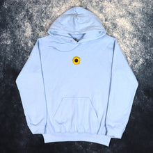 Load image into Gallery viewer, Baby Blue Sunflower Hoodie
