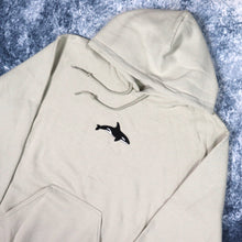 Load image into Gallery viewer, Beige Killer Whale Hoodie
